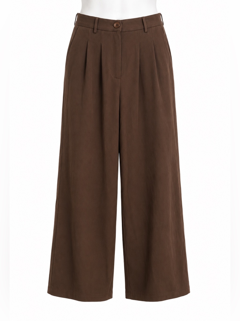 Size‎ 4 Princess Polly Women’s Brown Wide Leg Trouser Pants Career Office
